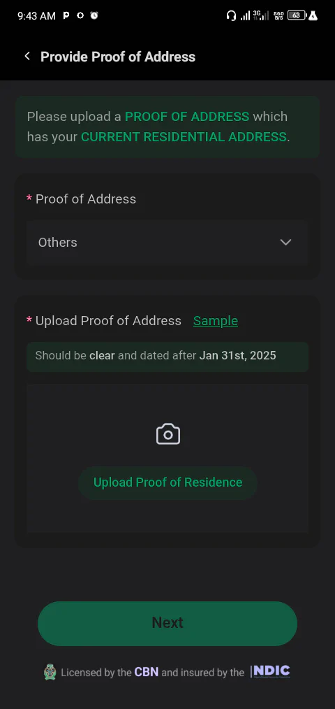 Upgrading Opay account to tier 3 has unnecessary protocols